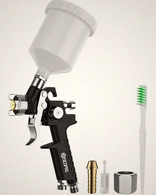 HVLP Paint Sprayer Gun, Mini Air Paint Sprayer for House Painting, Cars, Paint