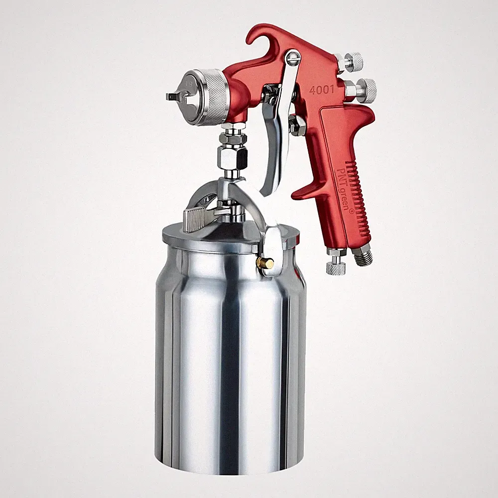 HVLP Spray Gun Air Paint Sprayer Siphon Feed 1000CC Capacity, with 1.8mm Nozz...